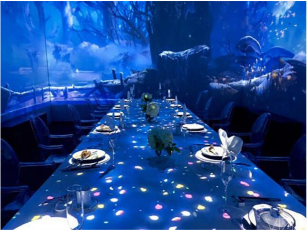 沉浸式餐廳包間