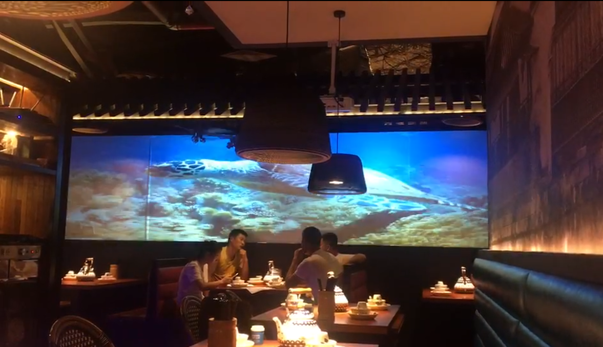 廣西餐廳2通道墻面